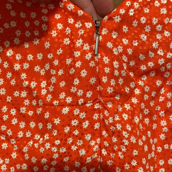 REBECCA TAYLOR silk blend sleeveless top. Back zipper. Peplum hem. Size US 8. - Picture 7 of 10